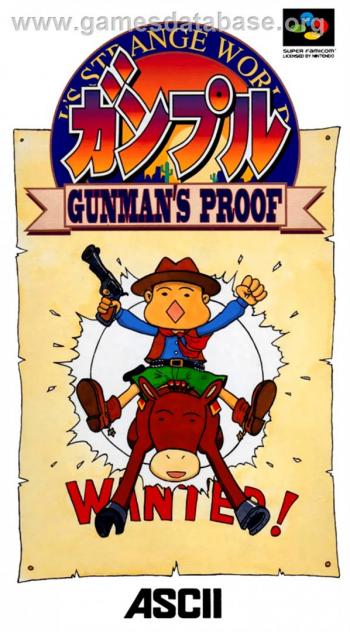 Cover Ganpuru - Gunman's Proof for Super Nintendo